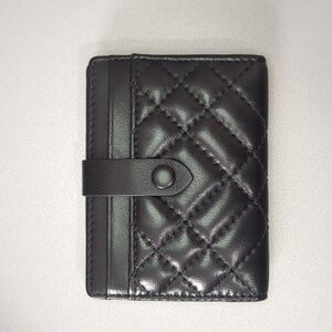 *New* Kurt Geiger Quilted Leather Card Holder, Black